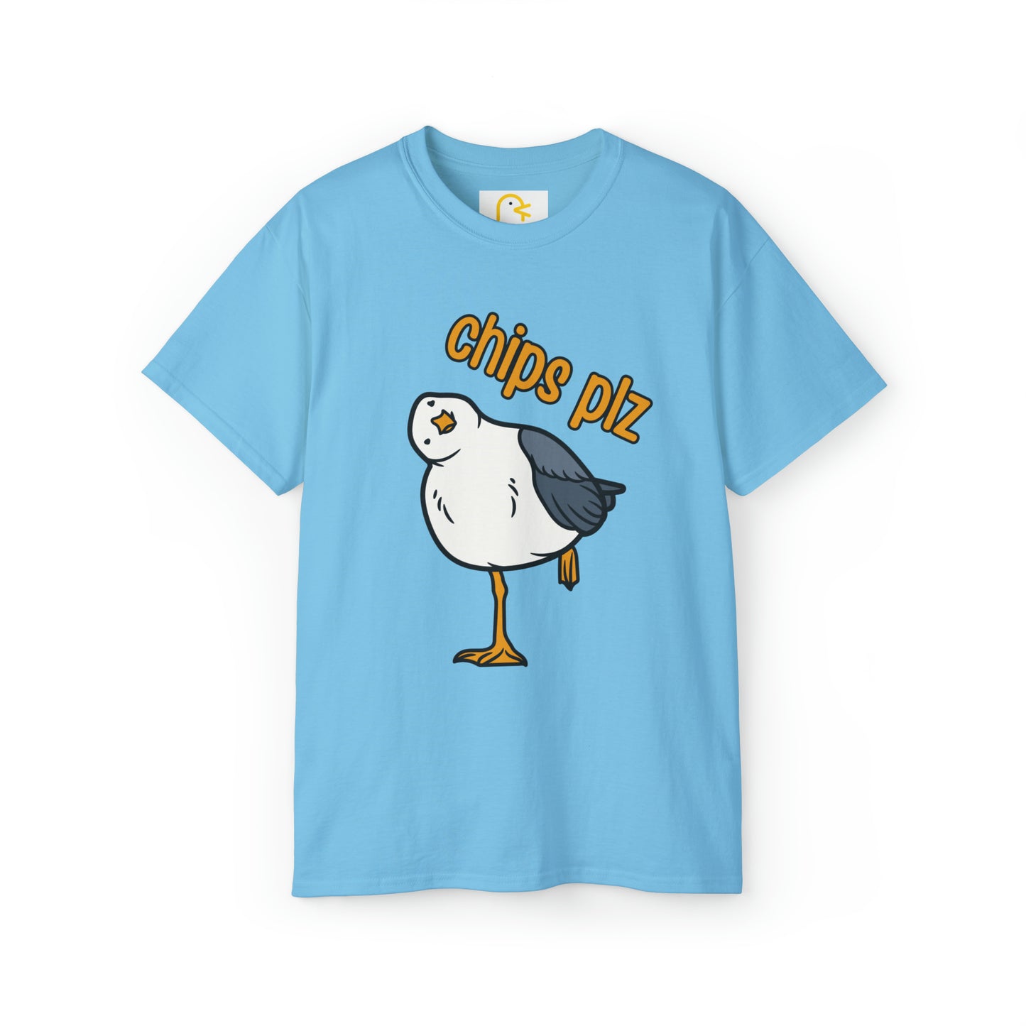 Seagull T-shirt: Chips Plz