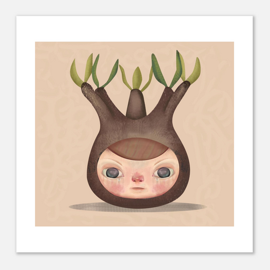Javier Gonzalez Burgos - 'The Stolen Ninety Year Old Head' Print