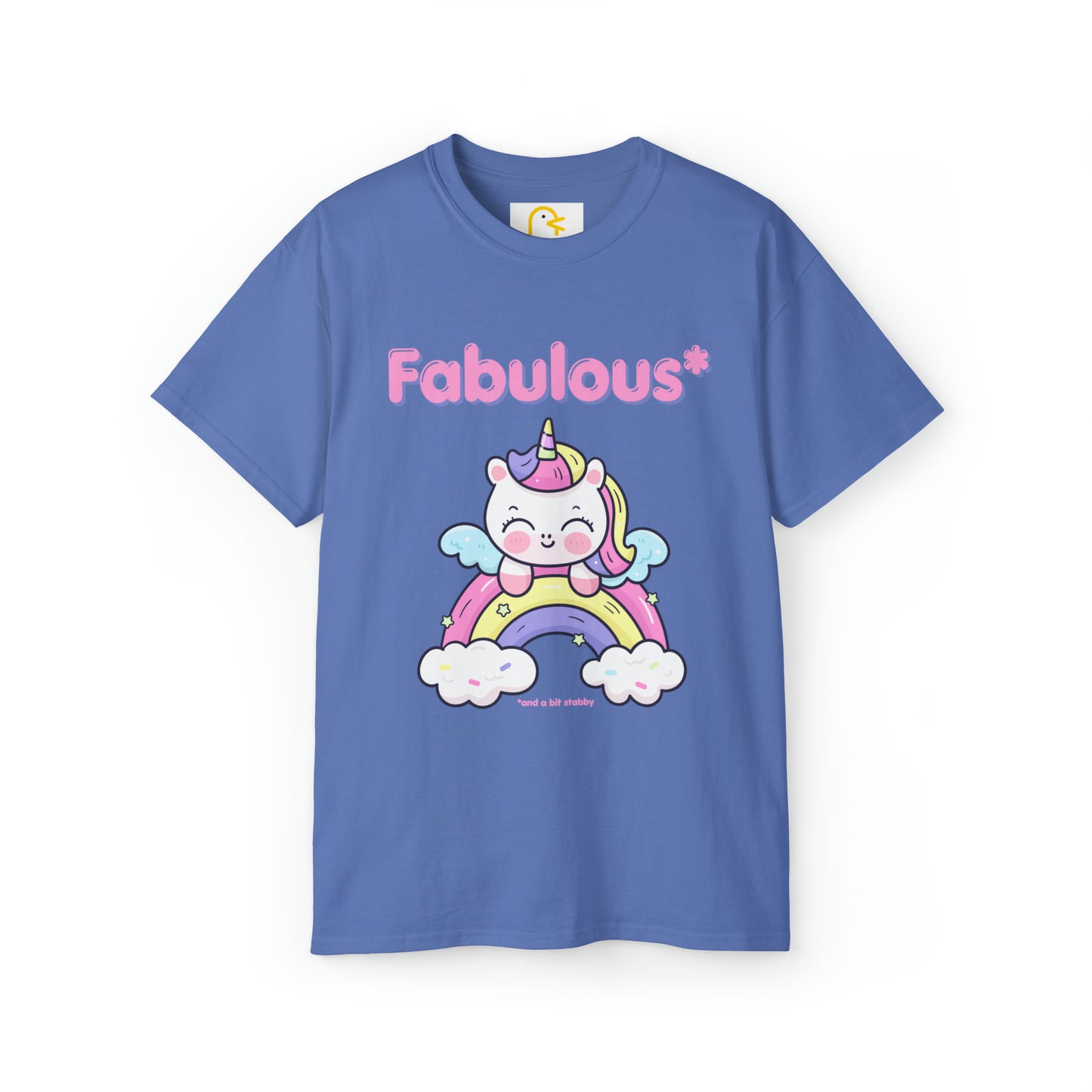 Unicorn T-shirt: Fabulous and a bit stabby