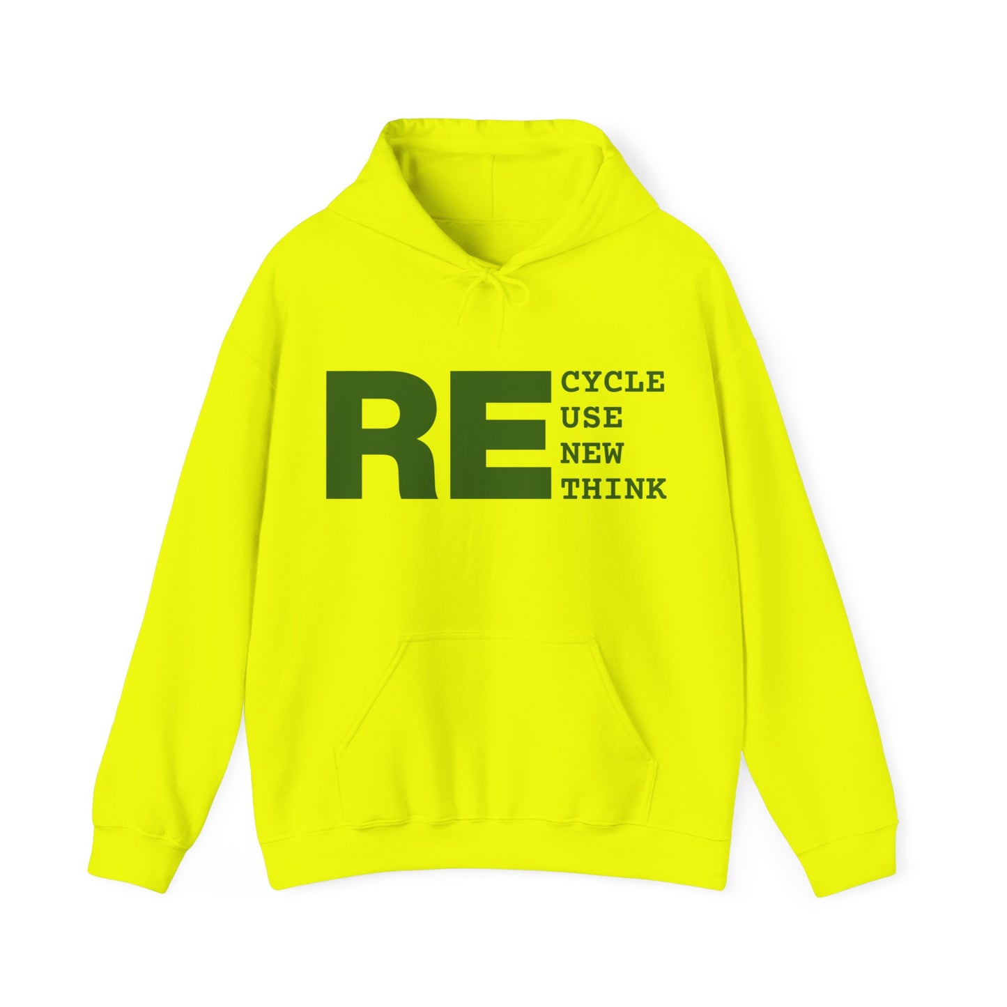 Recycle Reuse Renew Rethink Hoodie