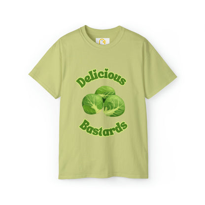 Festive Christmas T-shirt: Sprouts - Delicious Bastards