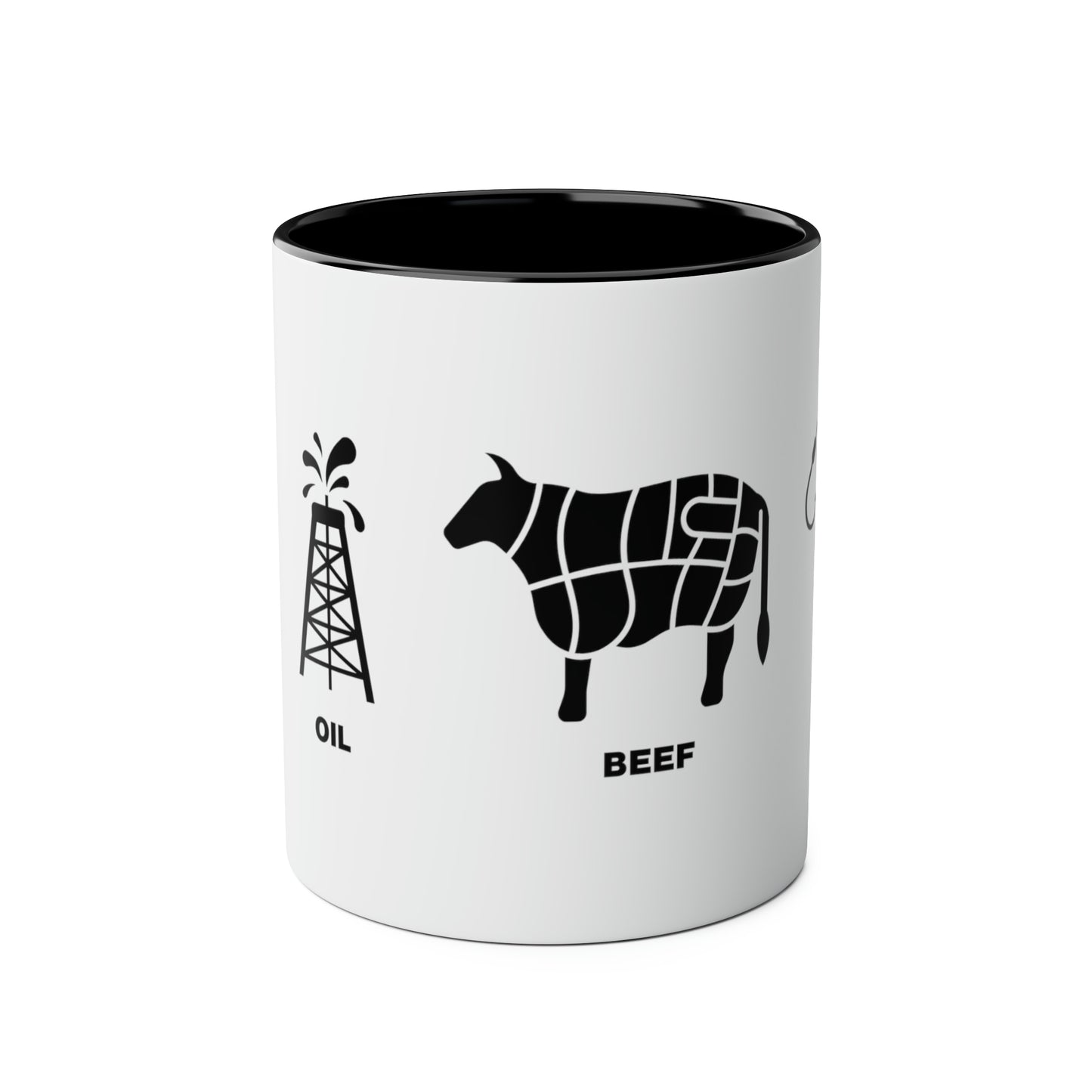 Well oil beef hooked Mug