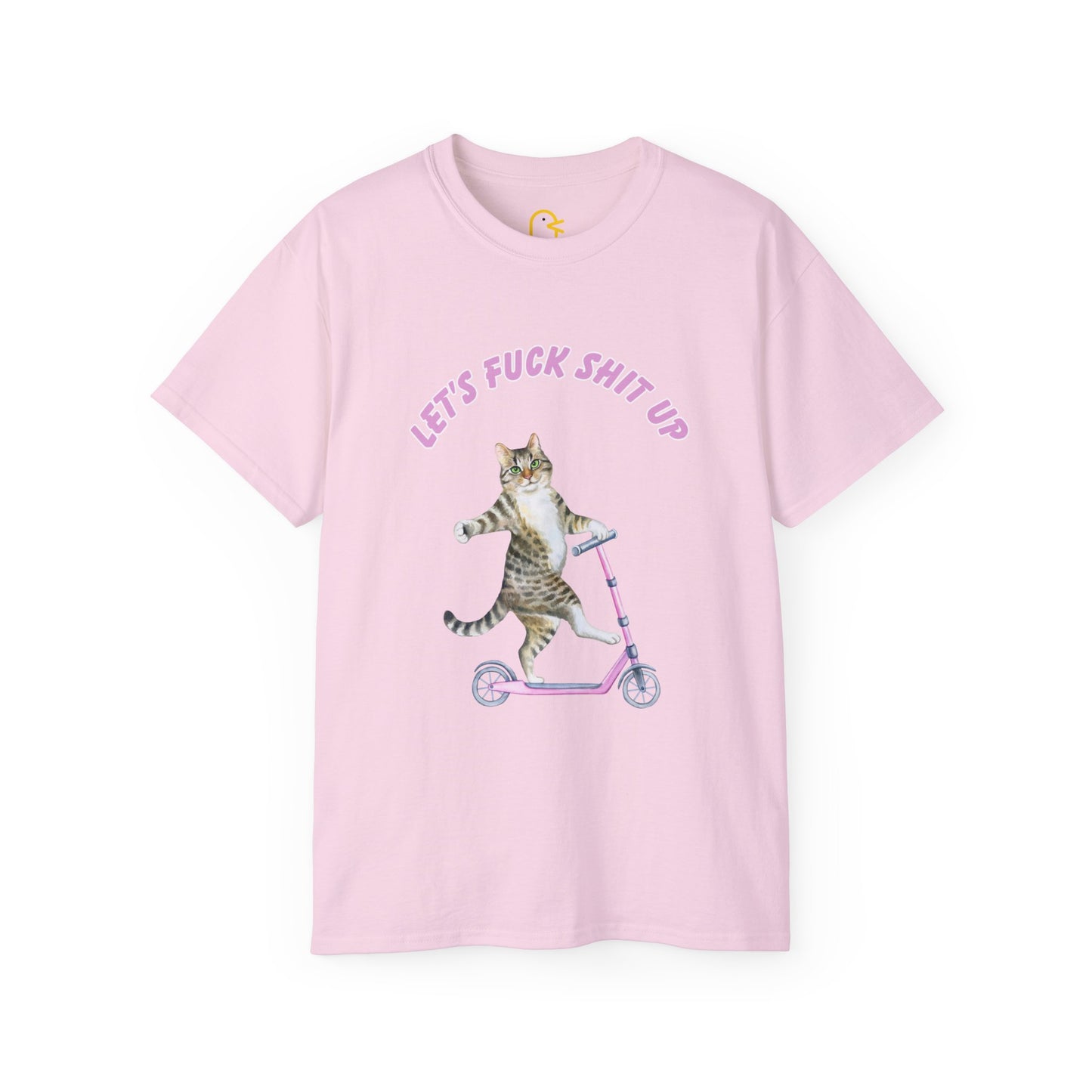 Cat T-shirt: Let's Fuck Shit Up