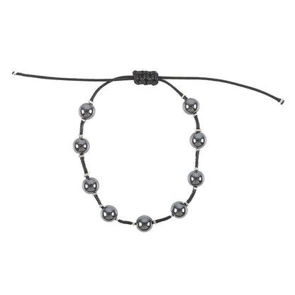Gothic Gifts Healing Hematite String Bracelet