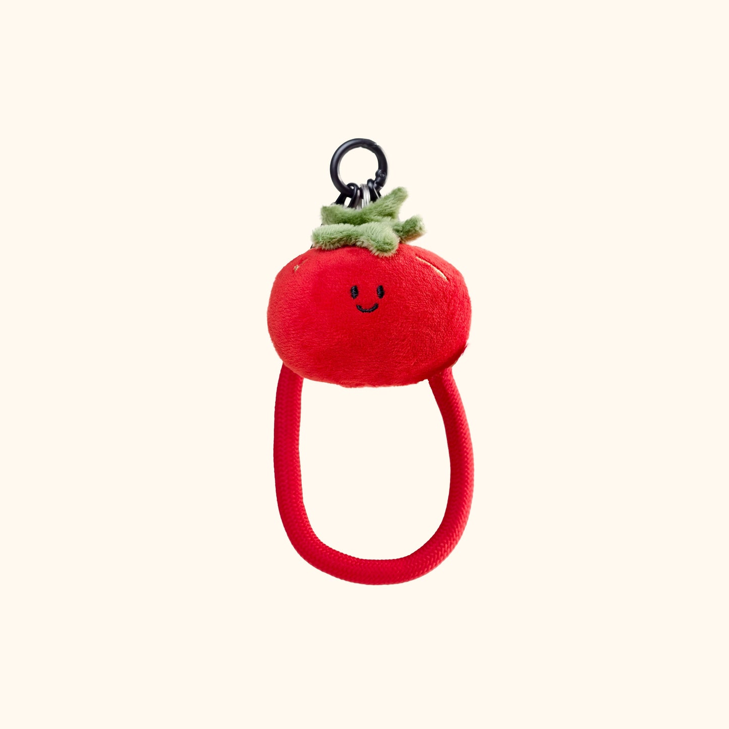 Daily White | Mini Tomato Plush Charm