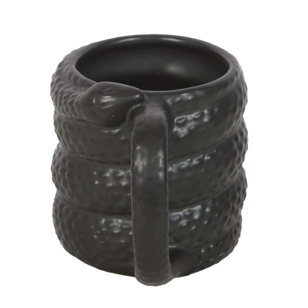 Gothic Gifts Black Snake Mug