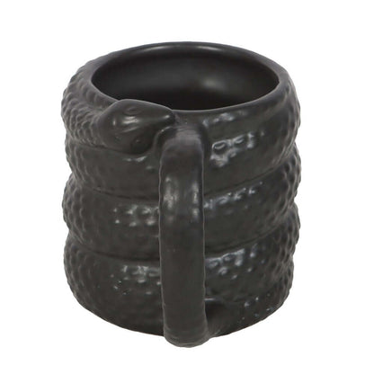 Gothic Gifts Black Snake Mug