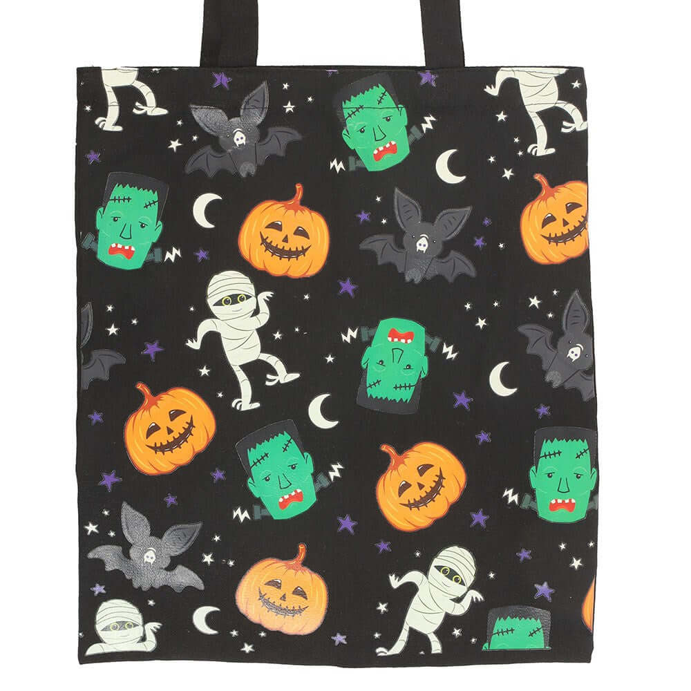 Gothic Gifts Monster Mash Print Polycotton Tote Bag