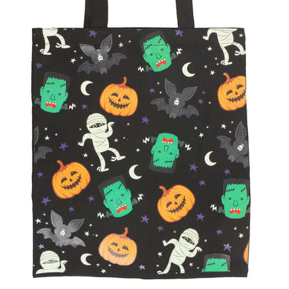 Gothic Gifts Monster Mash Print Polycotton Tote Bag