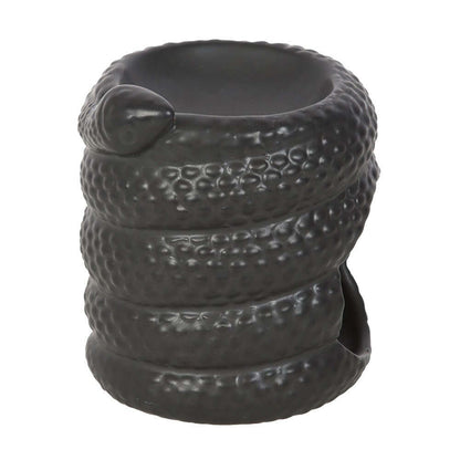 Gothic Gifts Black Snake Oil Burner and Wax Warmer
