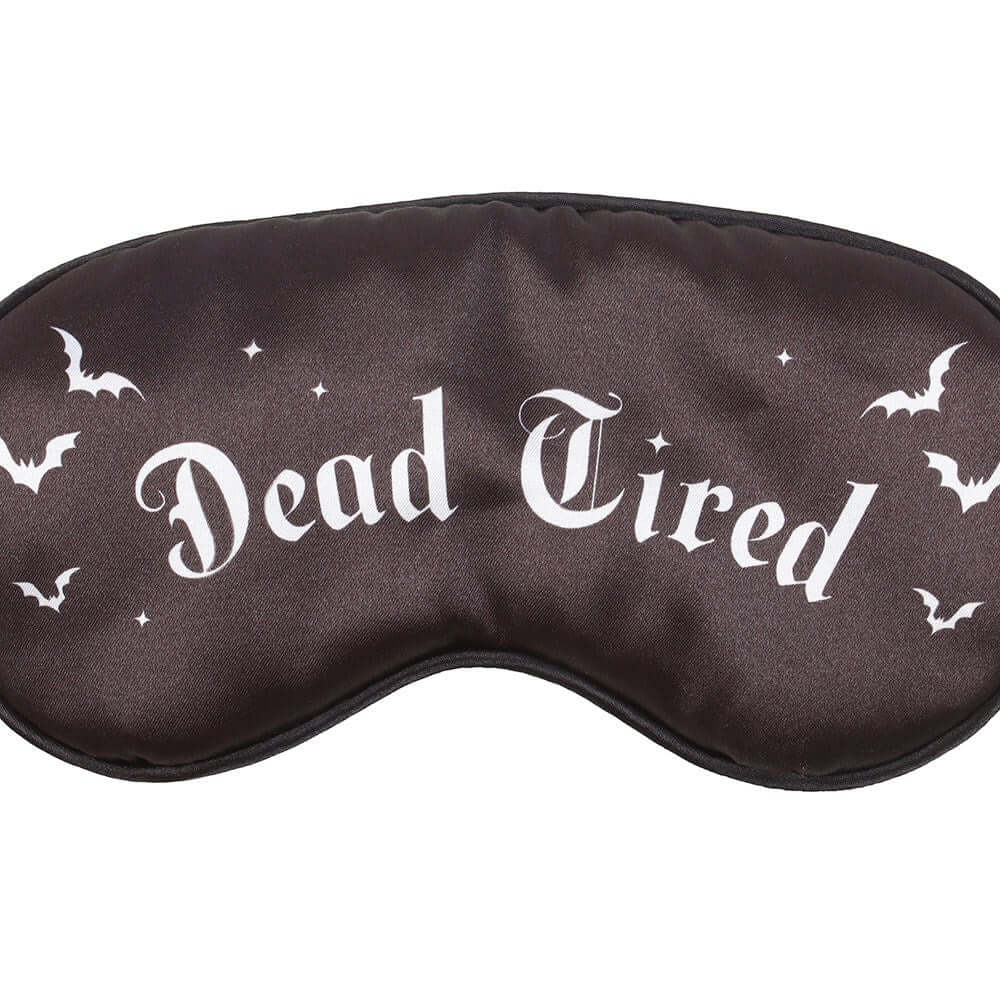 Gothic Gifts Dead Tired Satin Sleep Mask