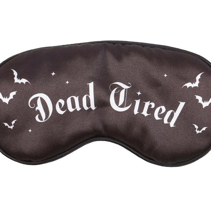 Gothic Gifts Dead Tired Satin Sleep Mask