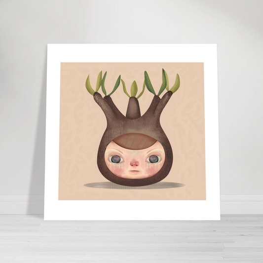 Javier Gonzalez Burgos - 'The Stolen Ninety Year Old Head' Print