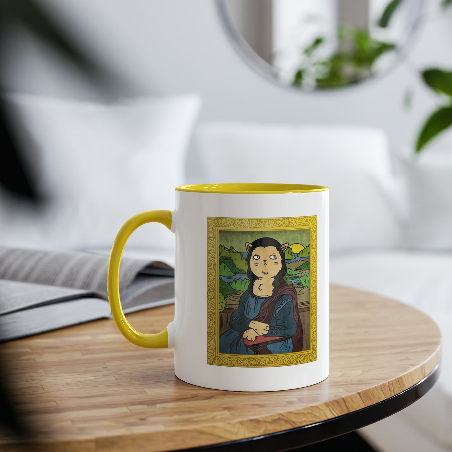 Meowna Lisa Mug