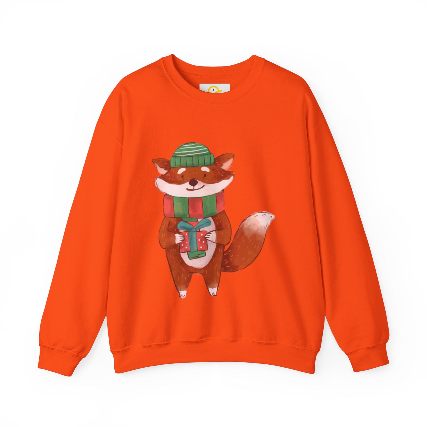 Christmas Critters Sweatshirt: Fox