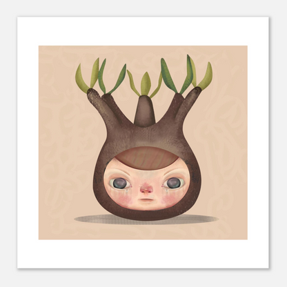 Javier Gonzalez Burgos - 'The Stolen Ninety Year Old Head' Print