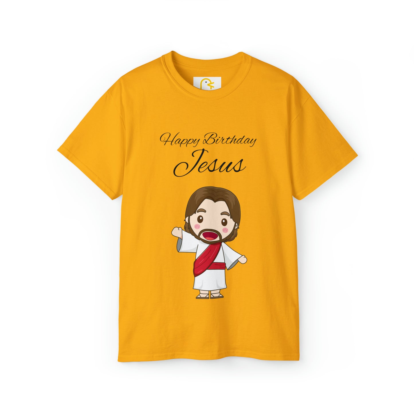 Festive Christmas T-shirt: Happy Birthday Jesus