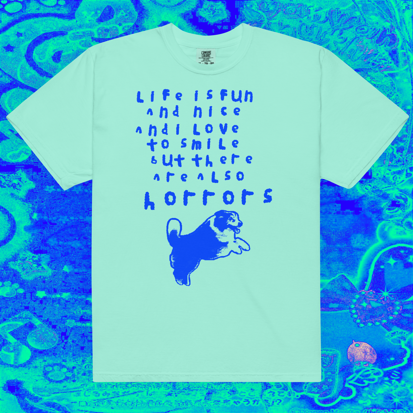 life is fun and nice and i love to smile - t-shirt