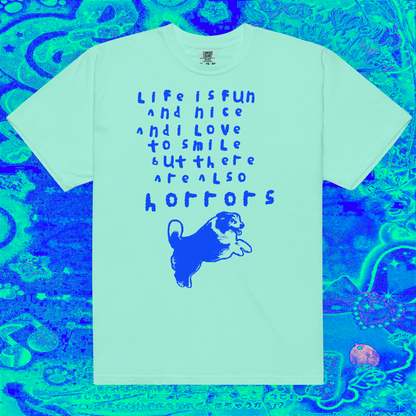 life is fun and nice and i love to smile - t-shirt