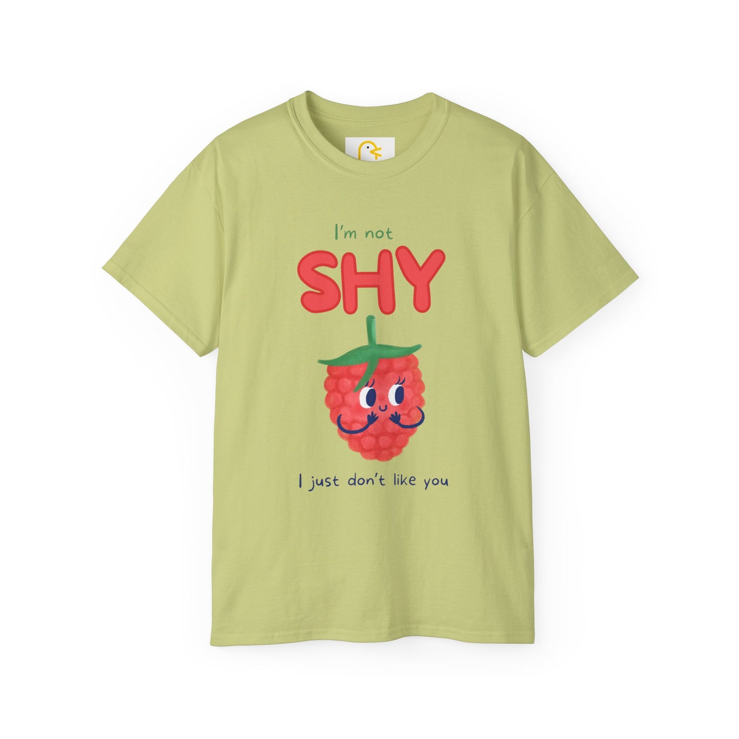 Raspberry T-shirt: I'm not shy I just don't like you