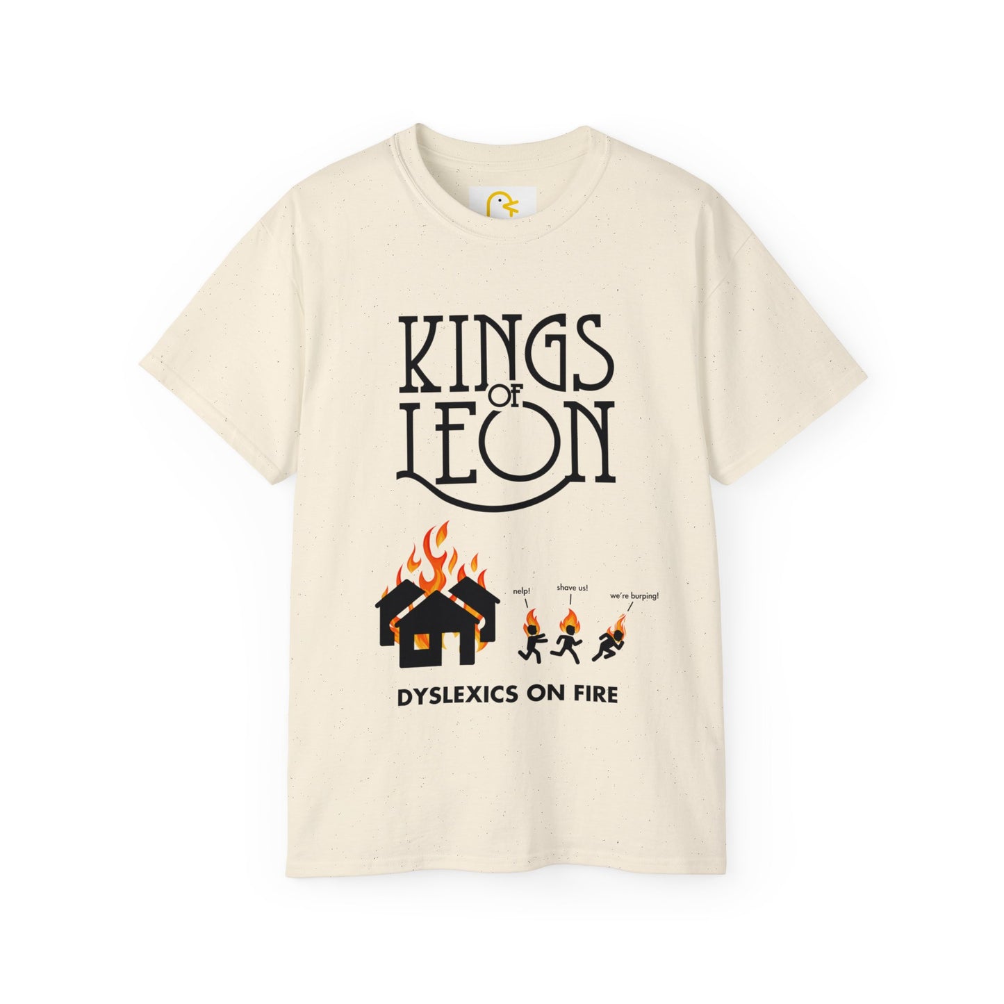 Kings of Leon T-shirt: Dyslexics on Fire