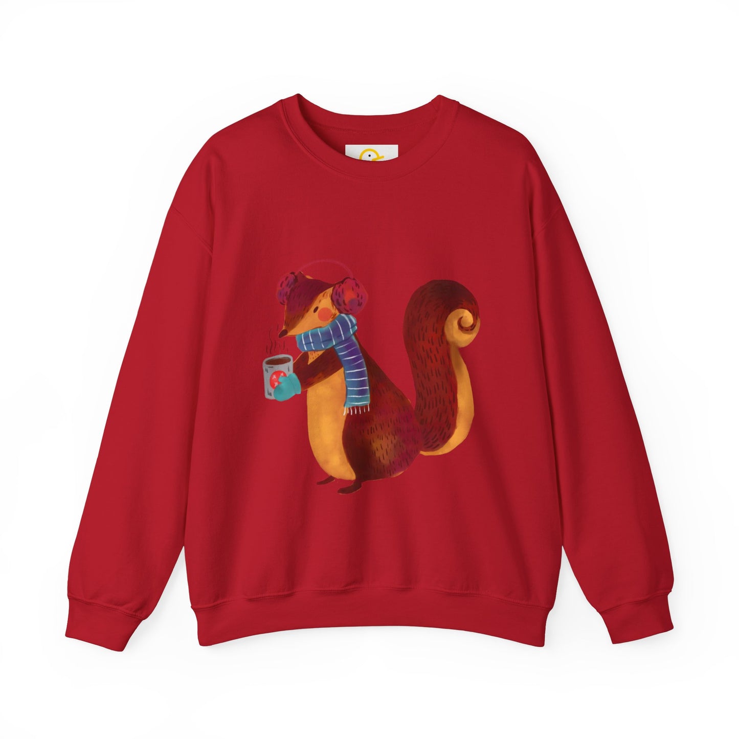 Christmas Critters Sweatshirt: Squirrel