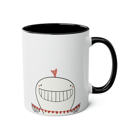 Heart Mug: Whale