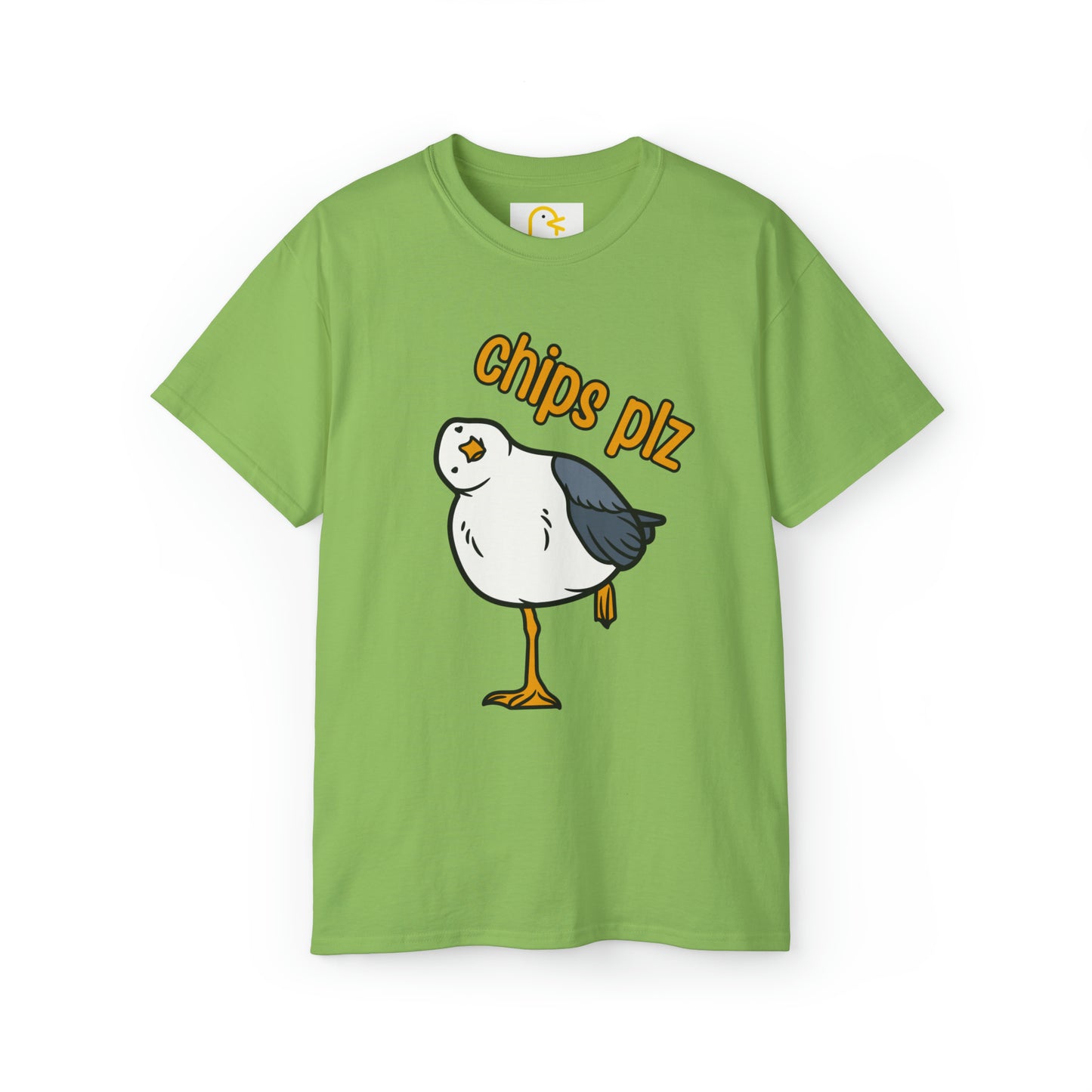 Seagull T-shirt: Chips Plz