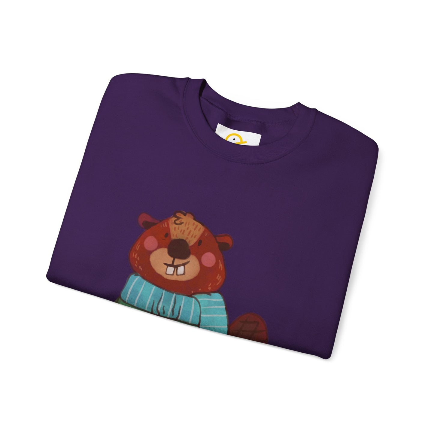 Christmas Critters Sweatshirt: Beaver