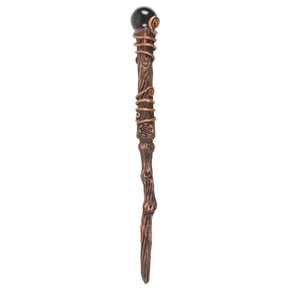 Gothic Gifts Black Obsidian Crystal Wand with Pouch