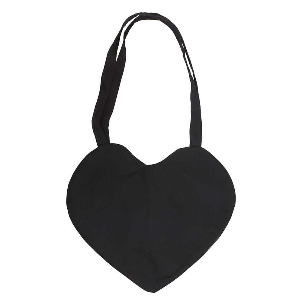 Gothic Gifts Spiderweb Heart Satin Tote Bag