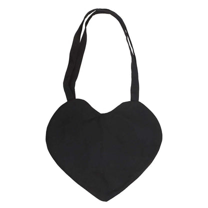 Gothic Gifts Spiderweb Heart Satin Tote Bag