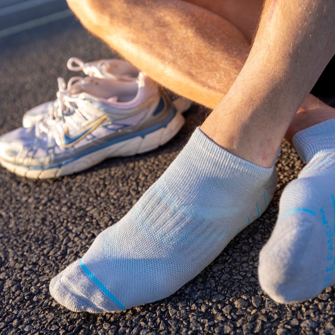 Grey Performance Trainer Socks