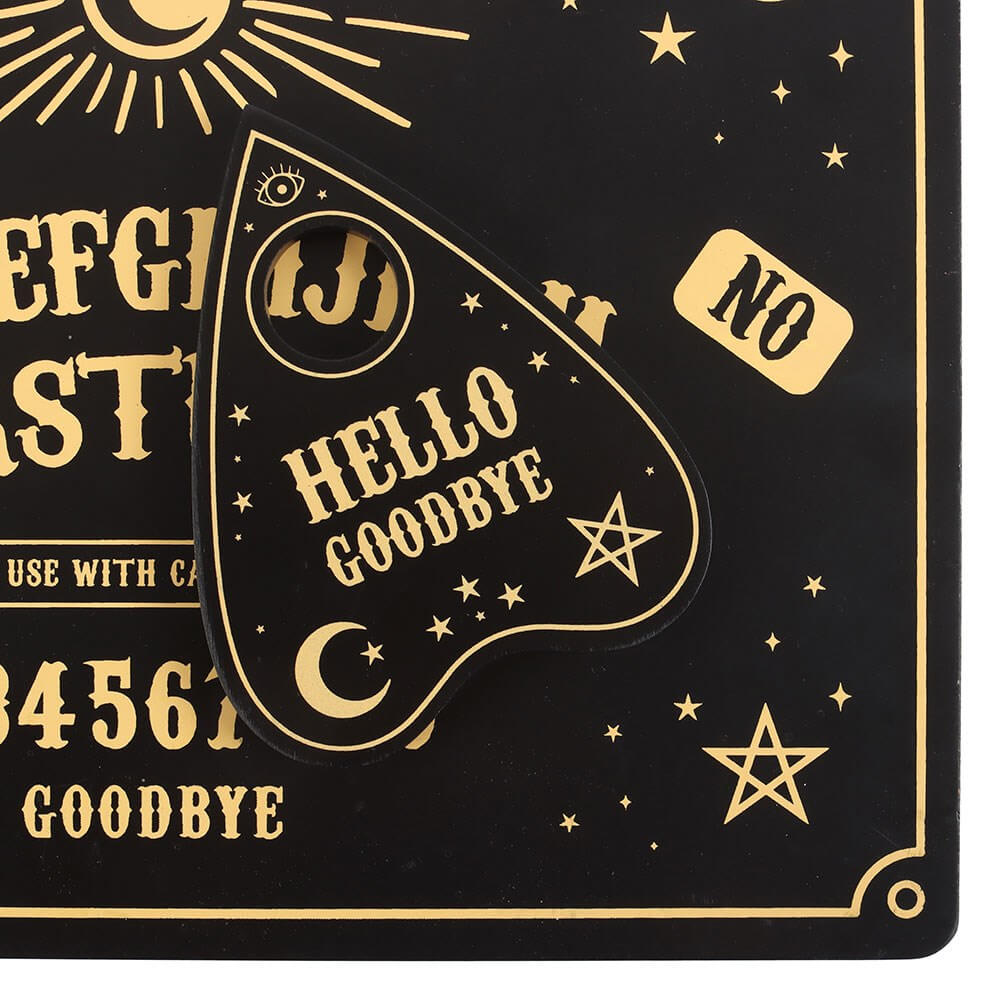 Gothic Gifts Black Talking Board Placemat and Coaster Set