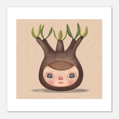 Javier Gonzalez Burgos - 'The Stolen Ninety Year Old Head' Print