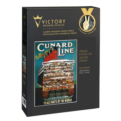 Vintage Poster - Life Aboard Cunard