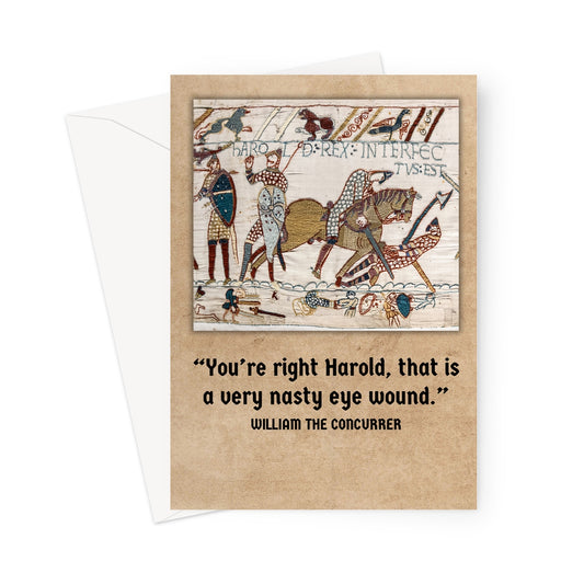 William the Concurrer Greeting Card