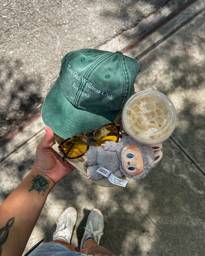 Tired Girl Wellness Club embroidered baseball cap