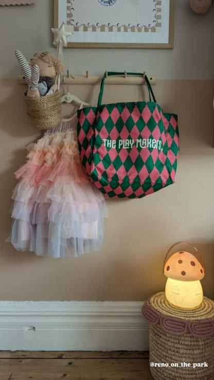 The Playmakers Harlequin Tote bag