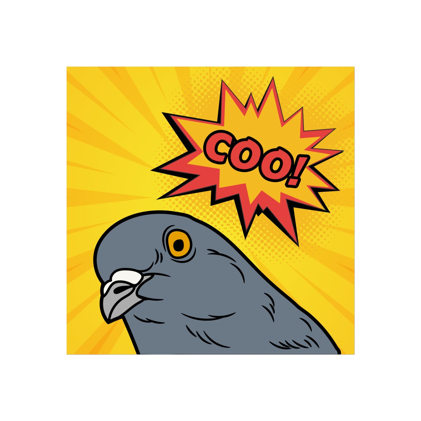 Pigeon Poster: Coo!