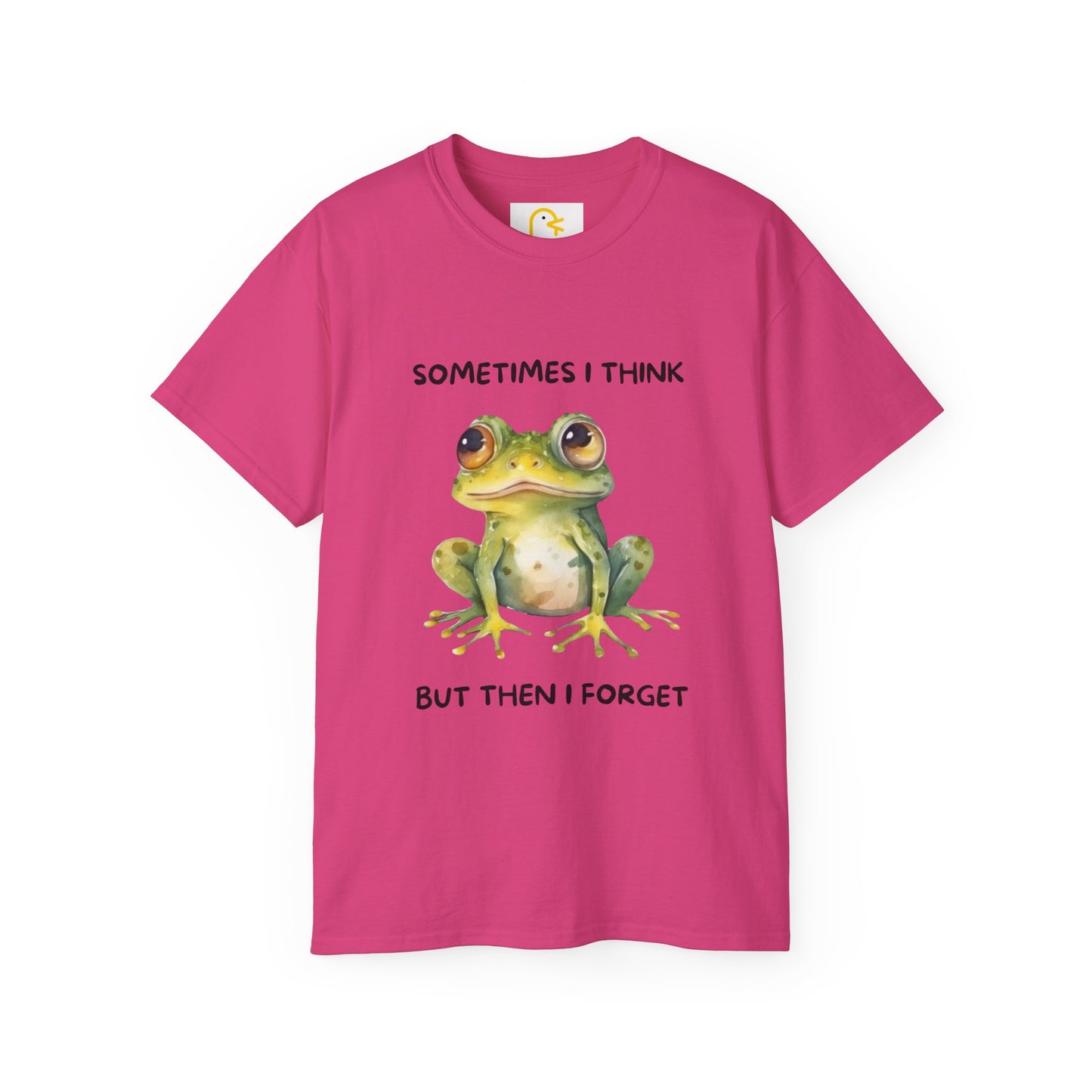 Frog T-shirt: Sometimes I think but then I forget