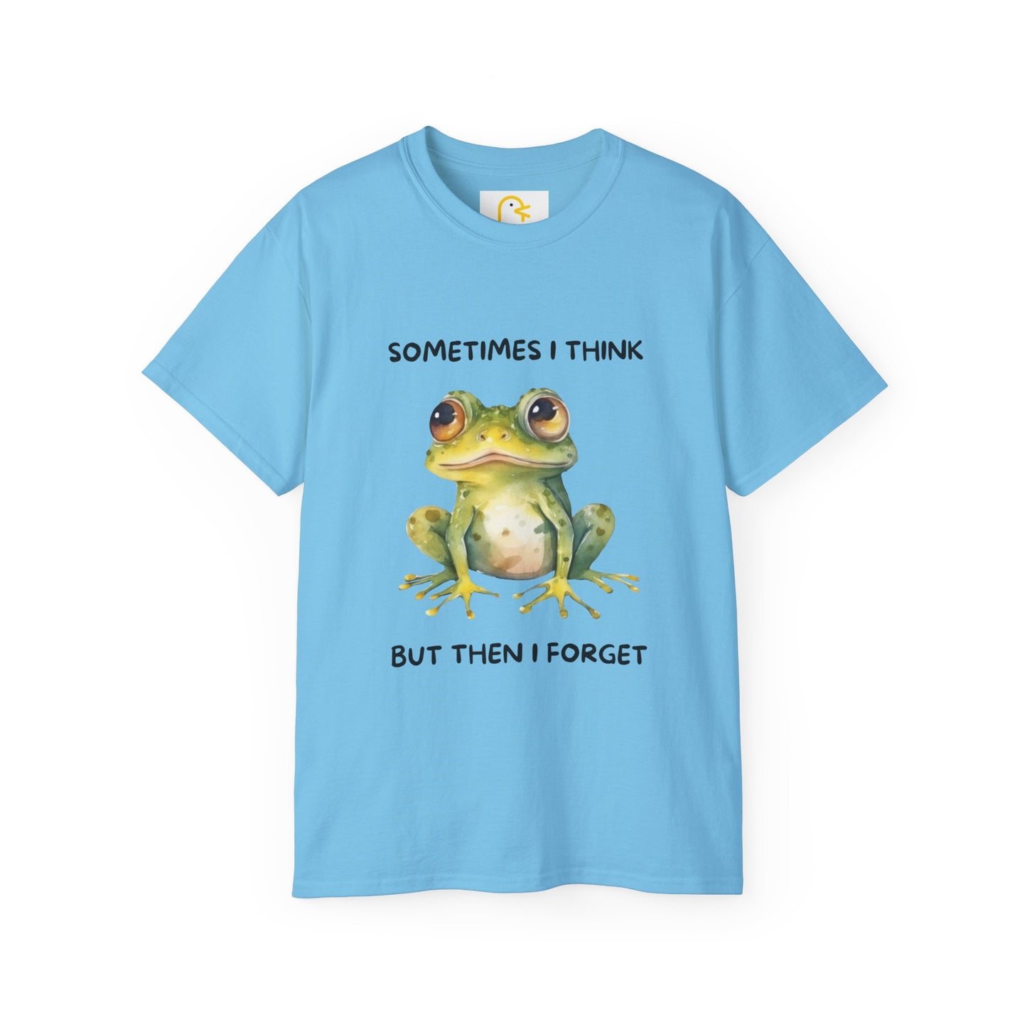 Frog T-shirt: Sometimes I think but then I forget