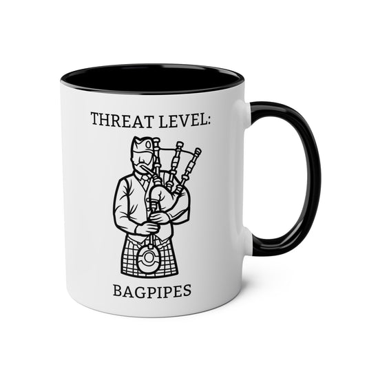 Threat Level: Bagpipes Mug