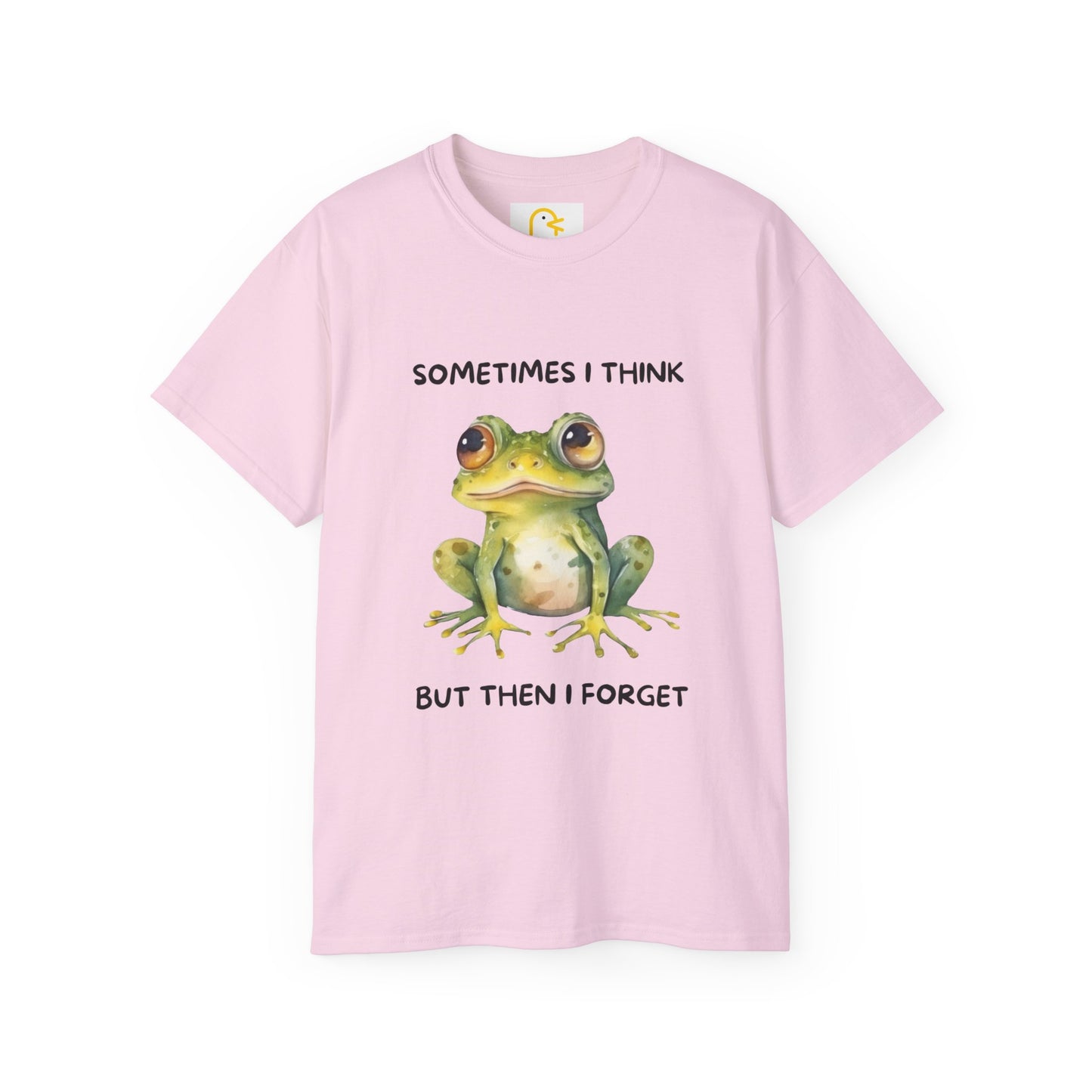 Frog T-shirt: Sometimes I think but then I forget