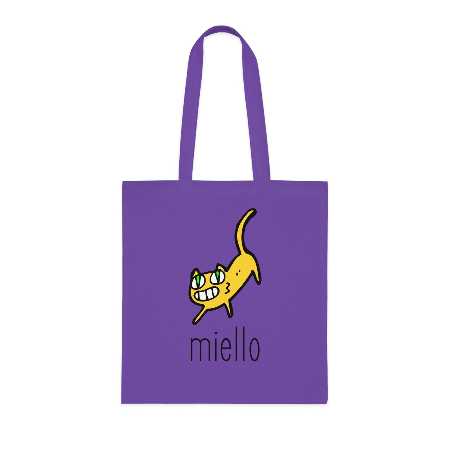 Cat Cotton Tote Bag: Miello