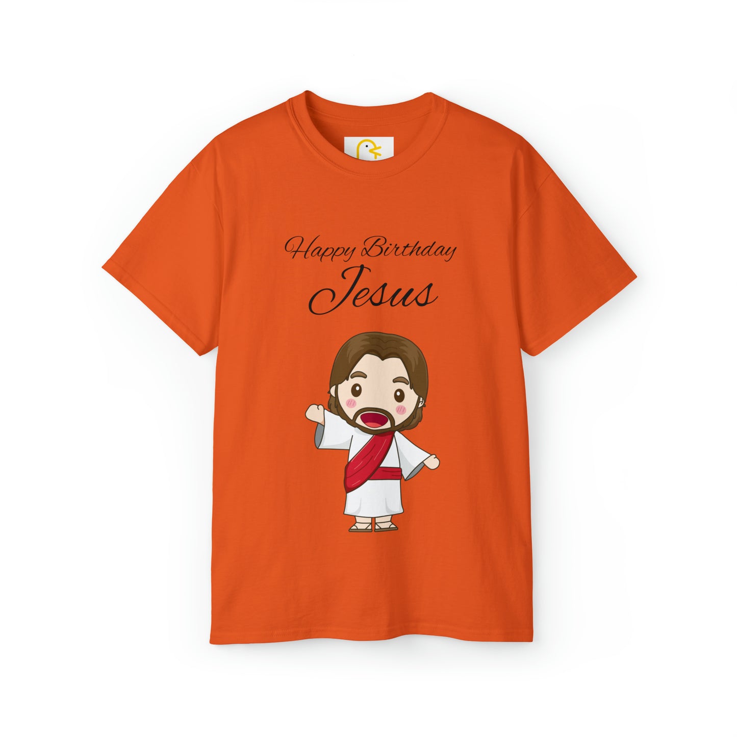 Festive Christmas T-shirt: Happy Birthday Jesus