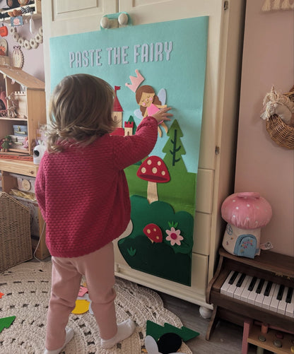Paste the Fairy™ Felt Board – Magical Dress-Up Activity for Kids