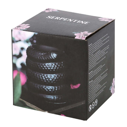 Gothic Gifts Black Snake Oil Burner and Wax Warmer
