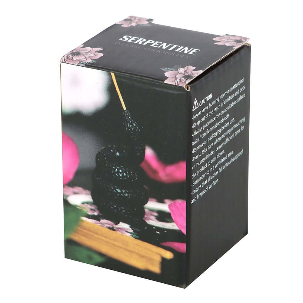 Gothic Gifts Black Snake Incense Stick Holder
