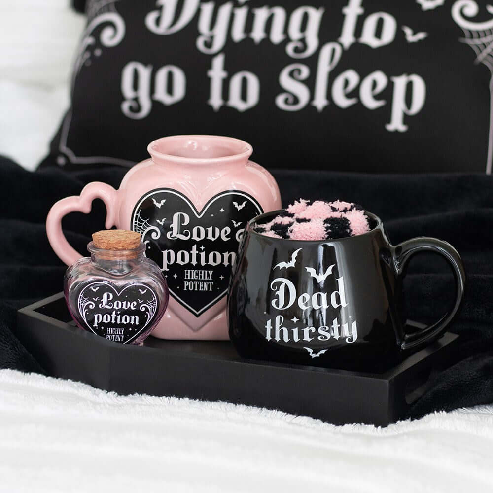 Gothic Gifts Love Potion Shaped Mug